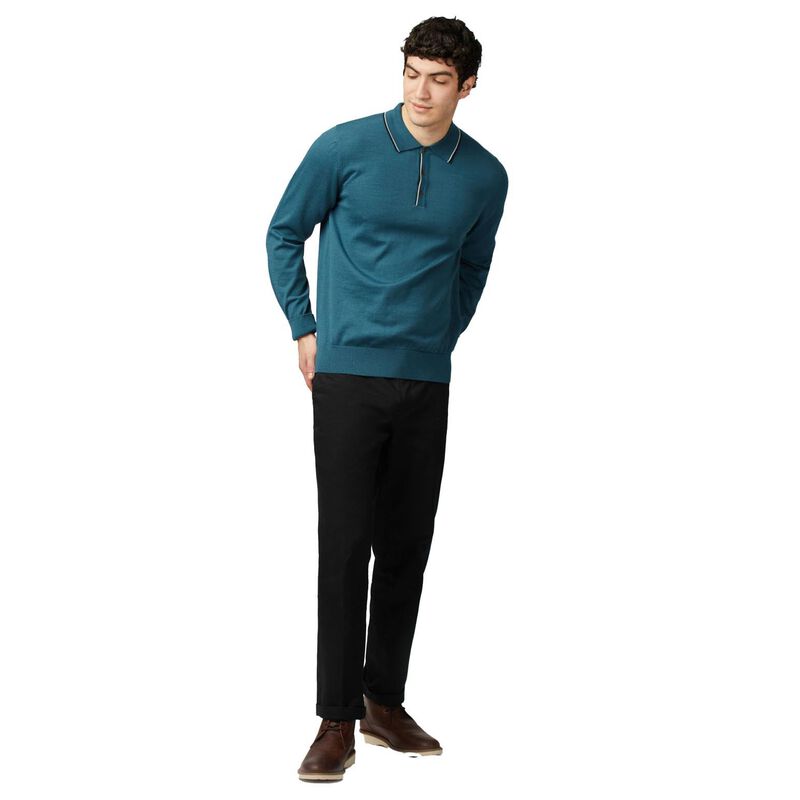Ben Sherman Tipped Merino Polo image number 3